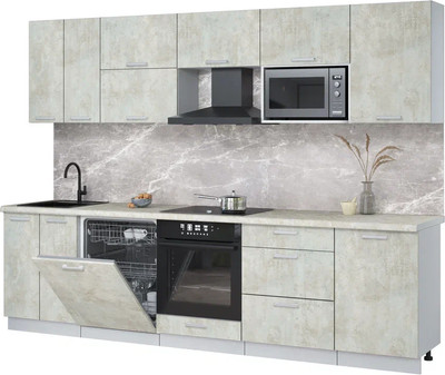 

Кухонный гарнитур, Мила Лайт 2.9-ПМ2