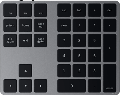Клавиатура Satechi Bluetooth Extended Keypad / ST-XLABKM (серый космос) - 