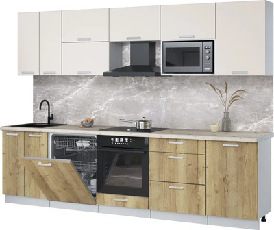 

Кухонный гарнитур, Мила Лайт 2.9-ПМ2