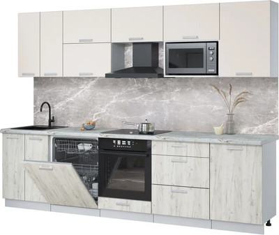 

Кухонный гарнитур, Мила Лайт 2.9-ПМ2