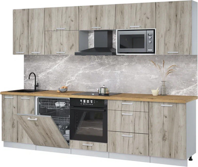 

Кухонный гарнитур, Мила Лайт 2.9-ПМ2