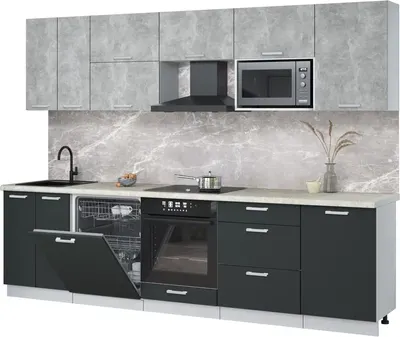 

Кухонный гарнитур, Мила Лайт 2.9-ПМ2