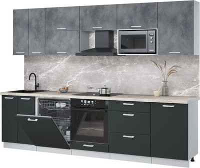 

Кухонный гарнитур, Мила Лайт 2.9-ПМ2