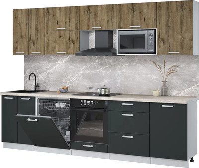 

Кухонный гарнитур, Мила Лайт 2.9-ПМ2