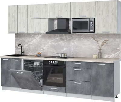 

Кухонный гарнитур, Мила Лайт 2.9-ПМ2