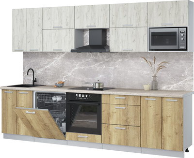 

Кухонный гарнитур, Мила Лайт 3.0-ПМ2