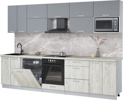 

Кухонный гарнитур, Мила Лайт 3.0-ПМ2