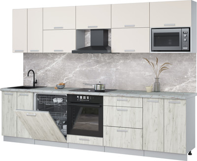 

Кухонный гарнитур, Мила Лайт 3.0-ПМ2