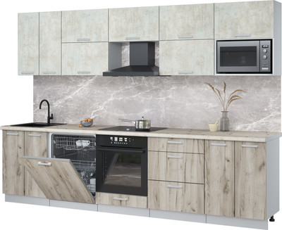 

Кухонный гарнитур, Мила Лайт 3.0-ПМ2