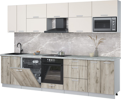 

Кухонный гарнитур, Мила Лайт 3.0-ПМ2