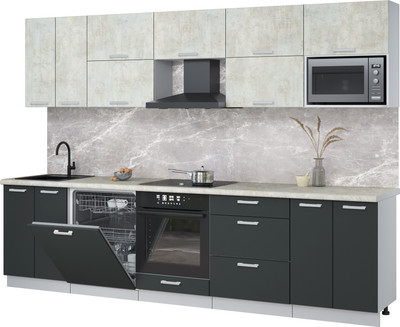 

Кухонный гарнитур, Мила Лайт 3.0-ПМ2