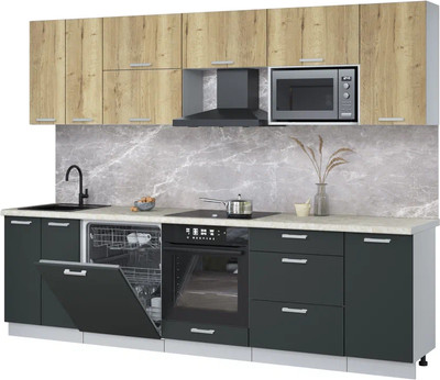 

Кухонный гарнитур, Мила Лайт 2.8-ПМ2