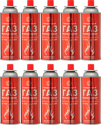 Газовый баллон туристический Сибиар Всесезонный 920320 (10шт) - 