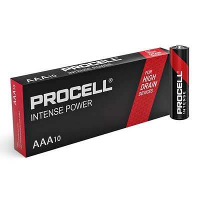 Комплект батареек Procell ААА/LR03 Intense Industrial Alkaline 1.5V (10шт) -