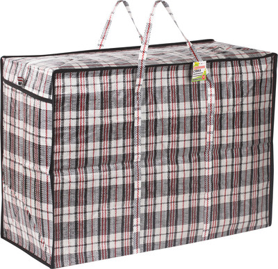 Сумка хозяйственная Любаша 604704 (черный/красный) - 