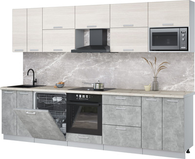 

Кухонный гарнитур, Мила Лайт 3.0-ПМ2