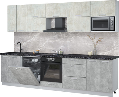 

Кухонный гарнитур, Мила Лайт 3.0-ПМ2