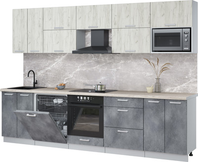 

Кухонный гарнитур, Мила Лайт 3.0-ПМ2