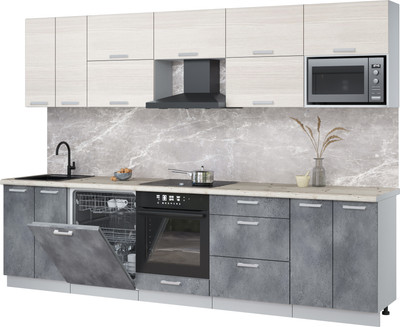 

Кухонный гарнитур, Мила Лайт 3.0-ПМ2