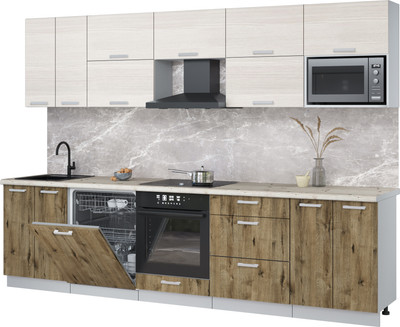 

Кухонный гарнитур, Мила Лайт 3.0-ПМ2