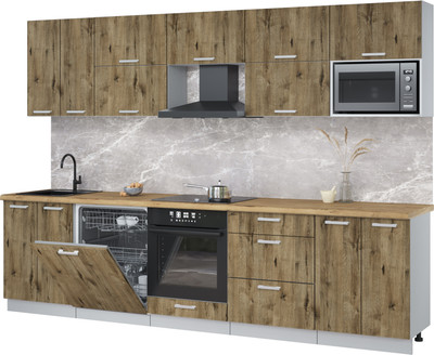 

Кухонный гарнитур, Мила Лайт 3.0-ПМ2