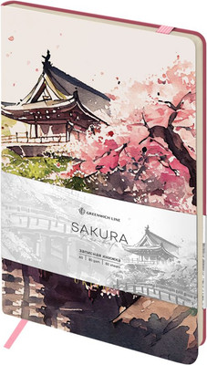 Записная книжка Greenwich Line  Sakura. Karahafu А5 / NA5_51400 (80л) - 