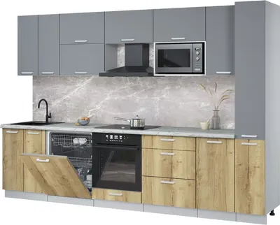 

Кухонный гарнитур, Мила Лайт 3.1-ПМ2