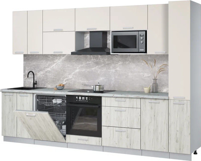 

Кухонный гарнитур, Мила Лайт 3.1-ПМ2