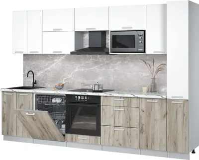 

Кухонный гарнитур, Мила Лайт 3.1-ПМ2