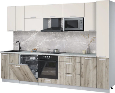 

Кухонный гарнитур, Мила Лайт 3.1-ПМ2