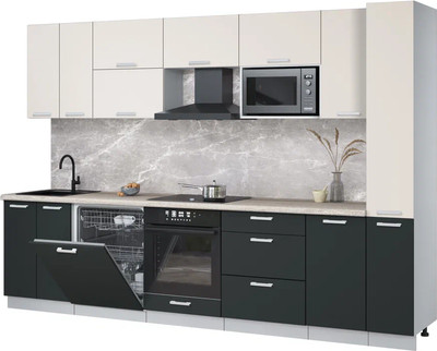 

Кухонный гарнитур, Мила Лайт 3.1-ПМ2