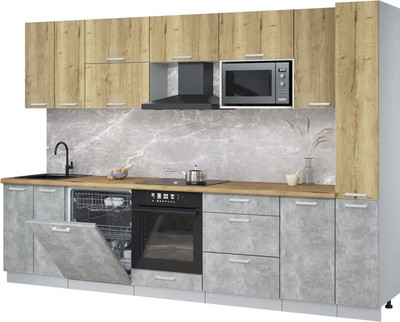 

Кухонный гарнитур, Мила Лайт 3.1-ПМ2