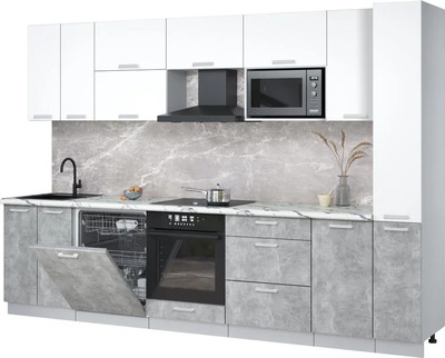 

Кухонный гарнитур, Мила Лайт 3.1-ПМ2