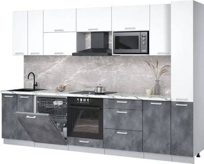 

Кухонный гарнитур, Мила Лайт 3.1-ПМ2