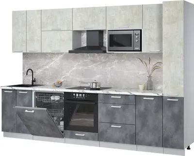 

Кухонный гарнитур, Мила Лайт 3.1-ПМ2