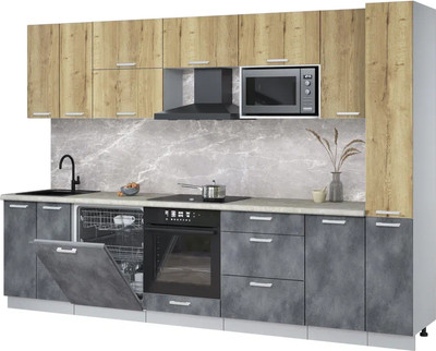 

Кухонный гарнитур, Мила Лайт 3.1-ПМ2