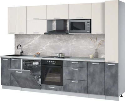 

Кухонный гарнитур, Мила Лайт 3.1-ПМ2