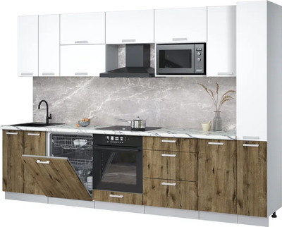 

Кухонный гарнитур, Мила Лайт 3.1-ПМ2