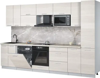 

Кухонный гарнитур, Мила Лайт 3.2-ПМ2