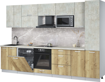 

Кухонный гарнитур, Мила Лайт 3.2-ПМ2