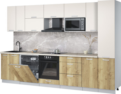 

Кухонный гарнитур, Мила Лайт 3.2-ПМ2