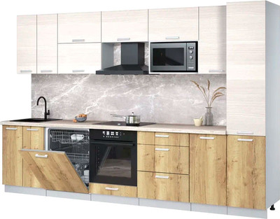 

Кухонный гарнитур, Мила Лайт 3.2-ПМ2