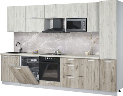 

Кухонный гарнитур, Мила Лайт 3.2-ПМ2