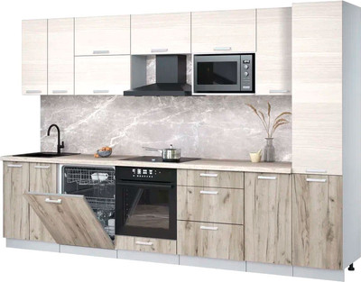 

Кухонный гарнитур, Мила Лайт 3.2-ПМ2