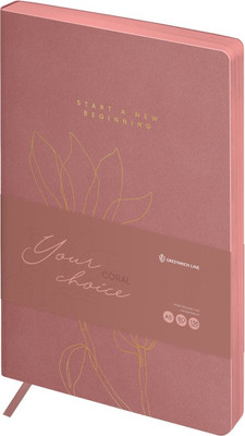 Ежедневник Greenwich Line Your choice. Coral А5 / ENA5_53242  (136л) - 