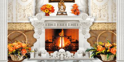 Фотообои листовые Citydecor Абстракция 414 (300x150см) - 