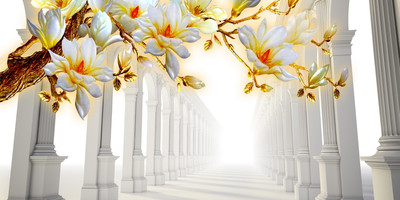 Фотообои листовые Citydecor Абстракция 47 (300x150см) - 