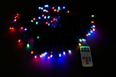 

Светодиодная гирлянда, Стринг-лайт ULED-SL-100-220V-(B-ESR-RGB)