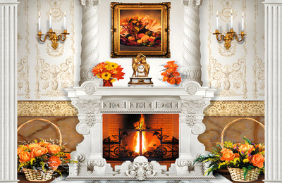 Фотообои листовые Citydecor Абстракция 414 (400x260см) - 