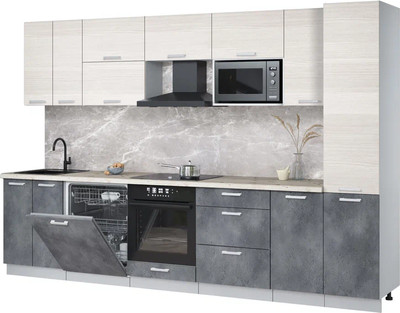 

Кухонный гарнитур, Мила Лайт 3.2-ПМ2